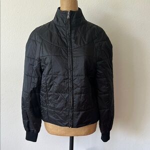 Apiece Apart sz M Black Quilted Women's Jacket, black great condition